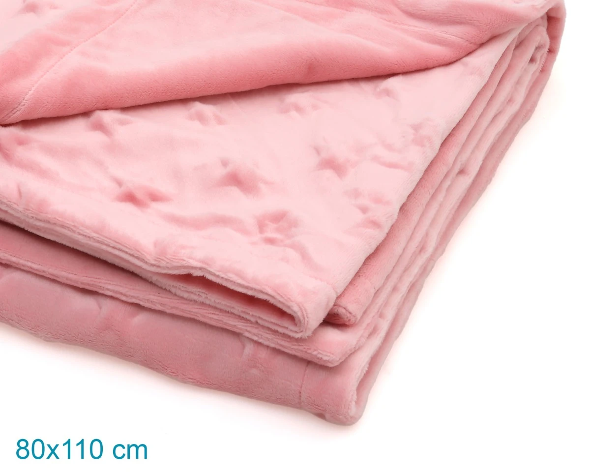 Manta para bebés con estrellas en relieve